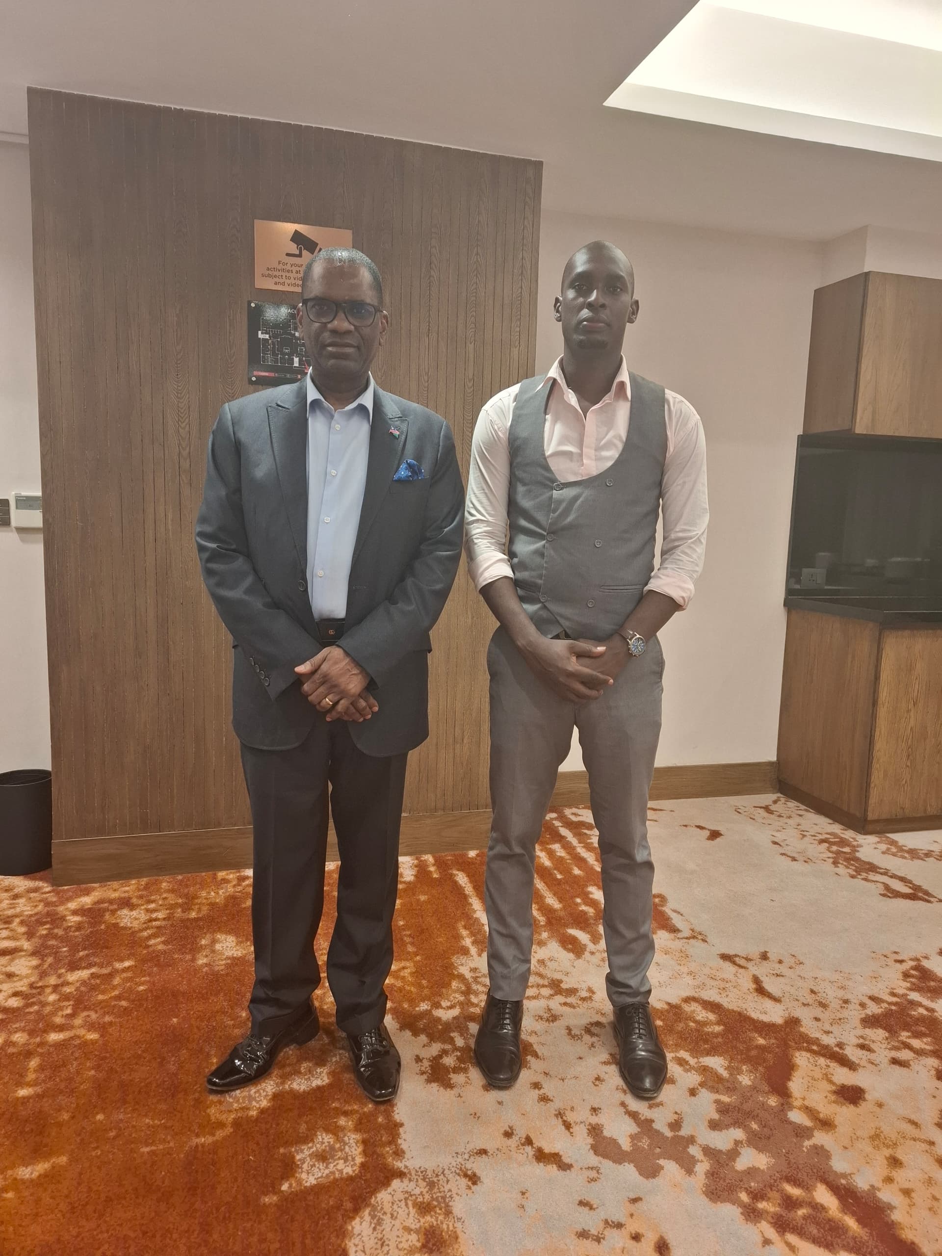 Ambassador of Namibia Vilio Hifindaka 
